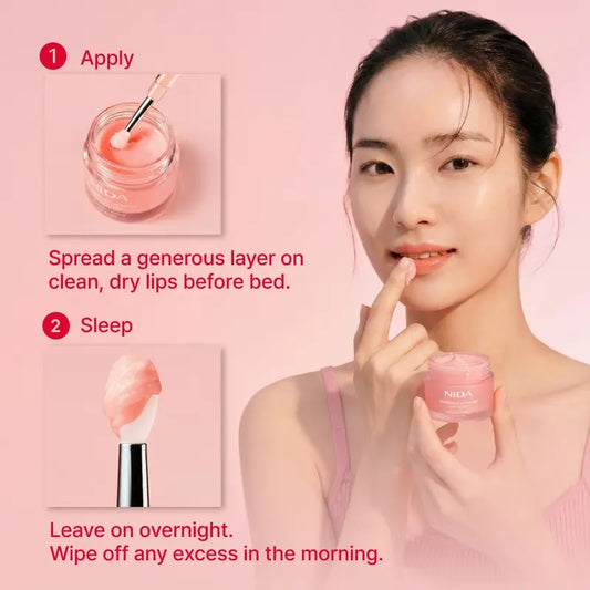 Mascarilla Nocturna para Labios Muy Bayas Nutritiva Hidratante Humecta