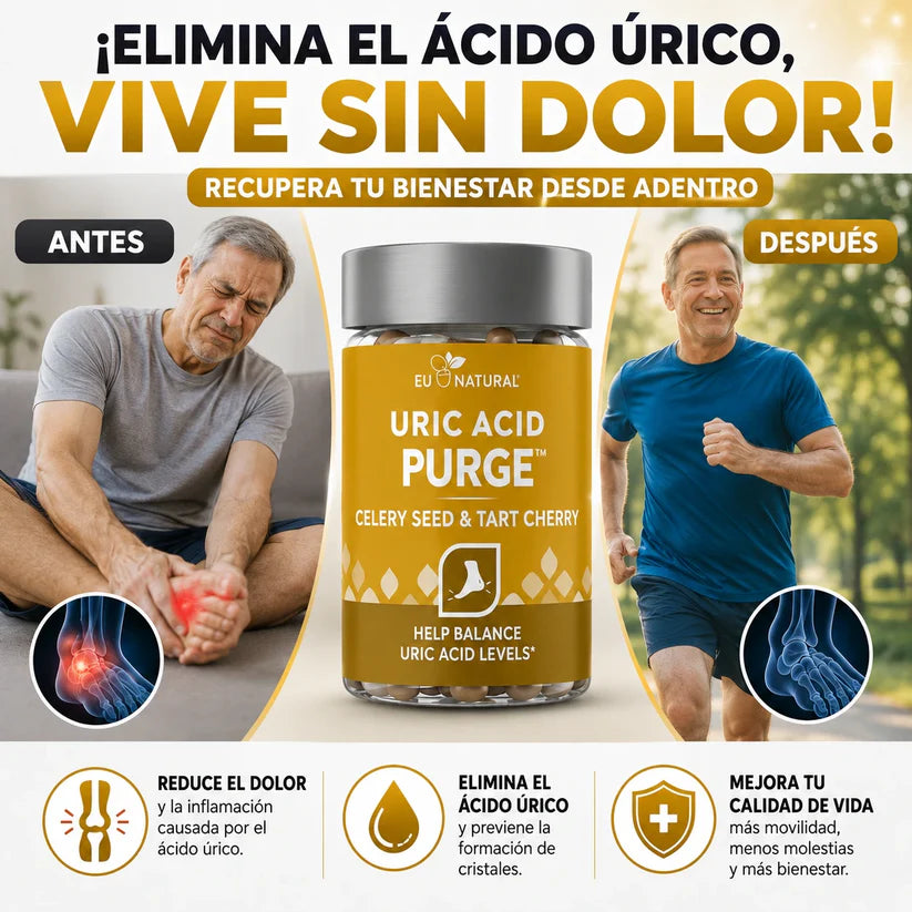 Uric Acid Purgue | Mayor movilidad y menos recaídas en 2 semanas
