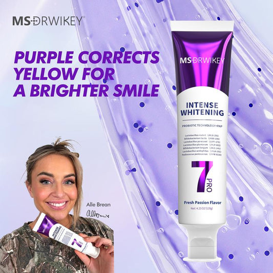 MSDRWIKEY 7-Pro Intensive Teeth Whitening Toothpaste